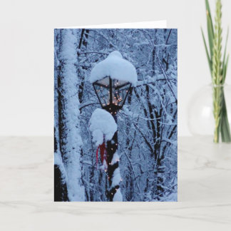 Cartão do feriado de inverno: "Cargo mágico da