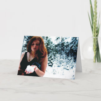 Cartão do feriado de inverno: "Mágica pelos