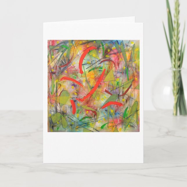 Cartão do feriado: Noite no Improv (Frente)