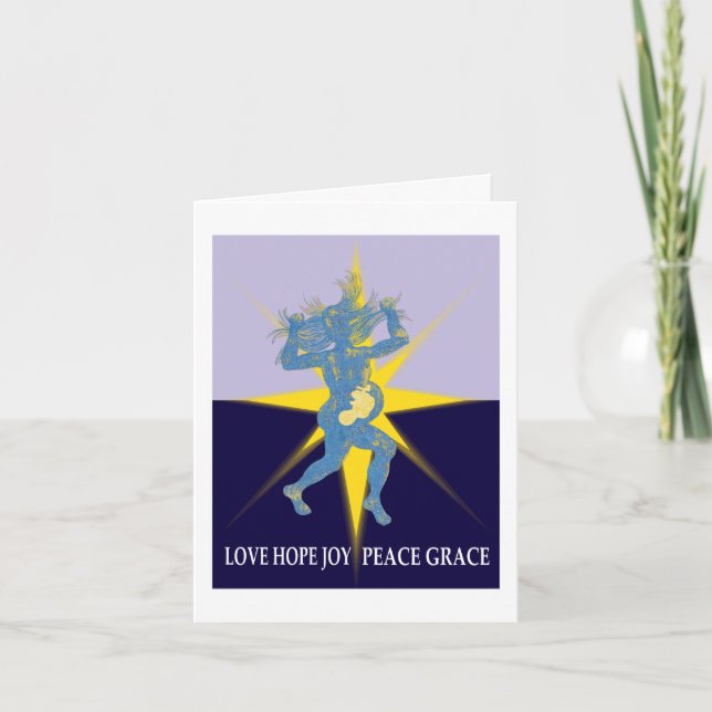 Cartão do feriado que beneficia o projeto do (Frente)