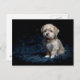 Cartão do filhote de cachorro do yorkshire terrier (Frente/Verso)