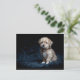 Cartão do filhote de cachorro do yorkshire terrier (Em pé/Frente)