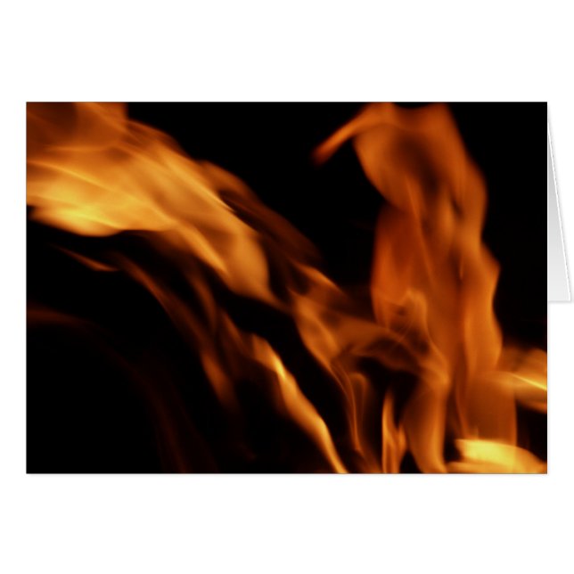 Cartão do fogo (Frente Horizontal)