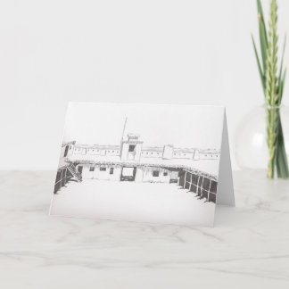 Cartão do forte da curvatura