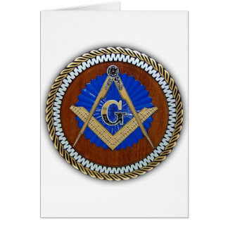 Cartão do freemason quadrado & compasso da conspiração