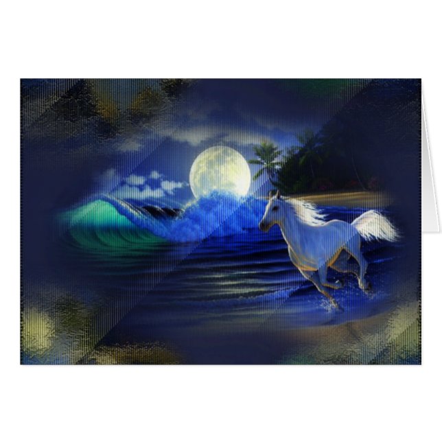 Cartão do funcionamento do luar (Frente Horizontal)