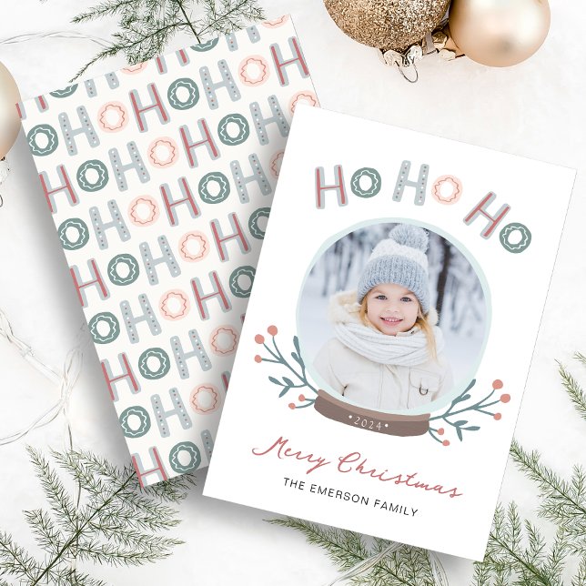 Cartão do Globo de Neve Natal (Christmas Snow Globe Card
)