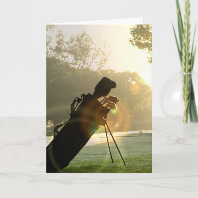 Cartão do golfe (Frente)