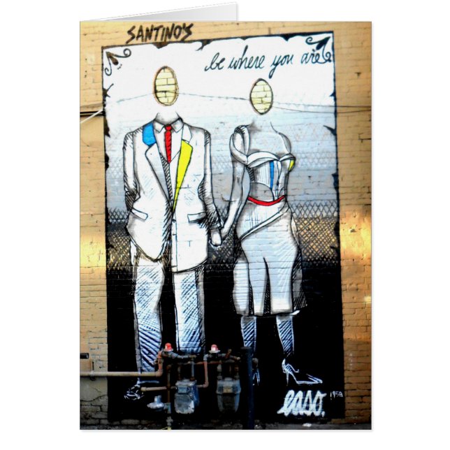 Cartão do grafite Santino (Frente)