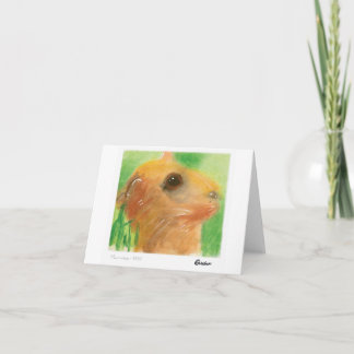 Cartão do hamster