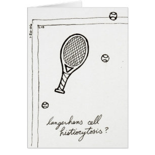 Cartão do Histiocytosis da pilha de Langerhans