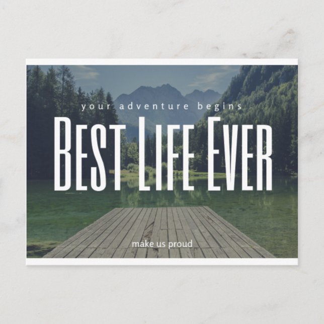 Cartão do incentivo para greaters da necessidade (Frente)