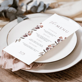 Cartão do Janto de Casamento Rosa Roxo Moody