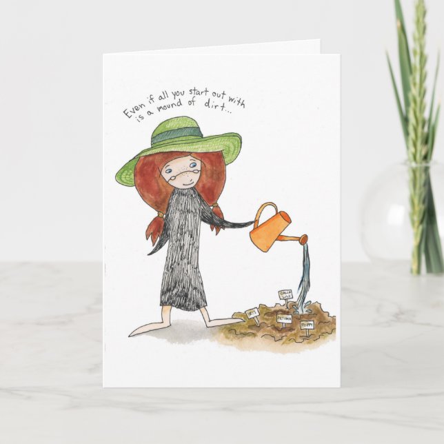 Cartão do jardim (Frente)