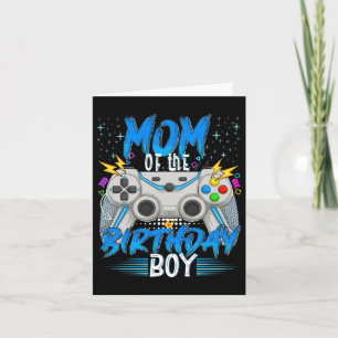 Cartão Do Jogo De Vídeo Birthday Boy Gamer Boys
