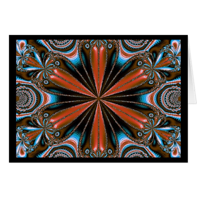 Cartão Do "jóia nativo americano " (Frente Horizontal)