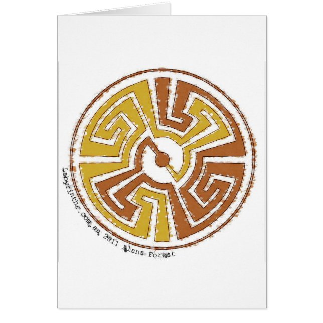 cartão do labirinto (Frente)