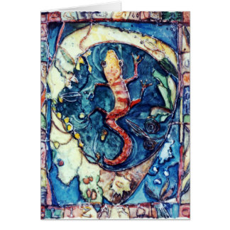 Cartão do lagarto de PMACarlson