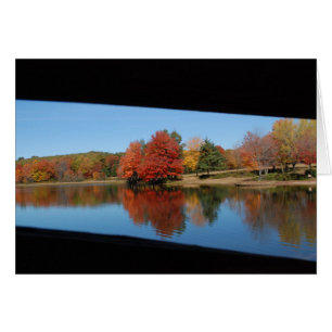 Cartão do lago deer