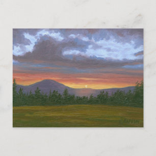 Cartão do leste da paisagem da montanha de Burke