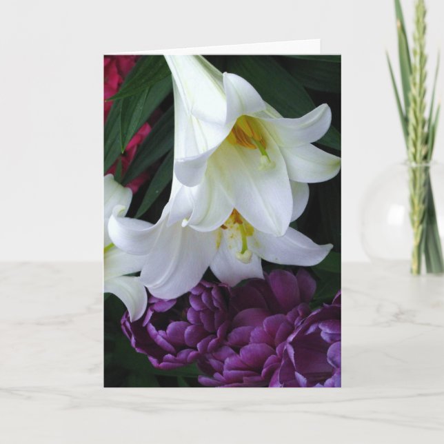 Cartão do lírio (Frente)