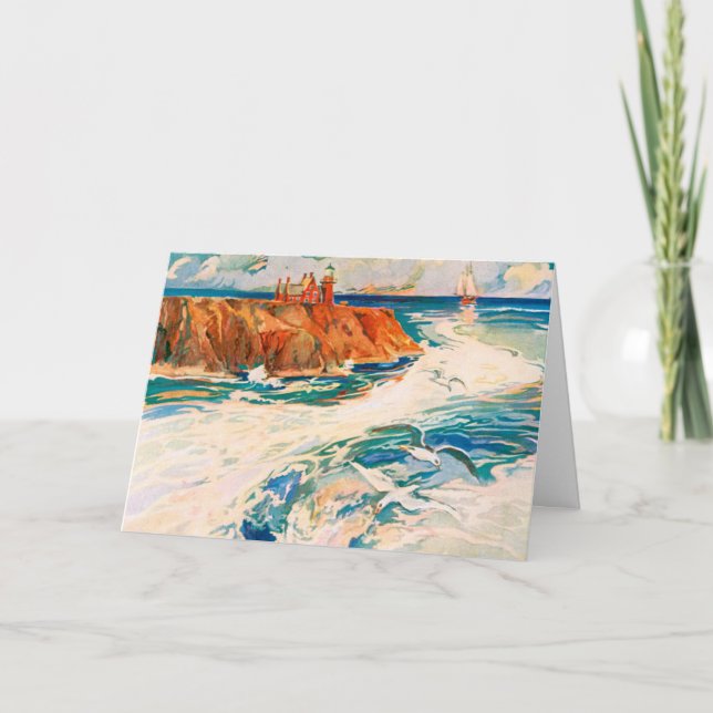 Cartão do litoral a personalizar (Frente)