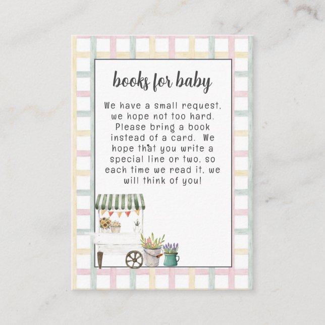 Cartão do Livro do Mercado para Agricultores Neutr (Frente)