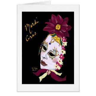 Cartão do mascarada