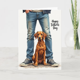 Cartão do Melhor Amigo do Dia dos Pais Leais