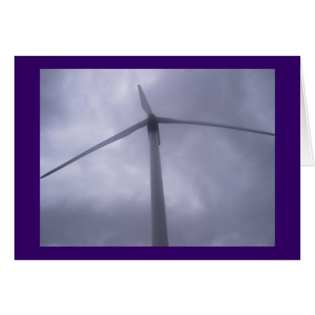Cartão do moinho de vento (Frente Horizontal)