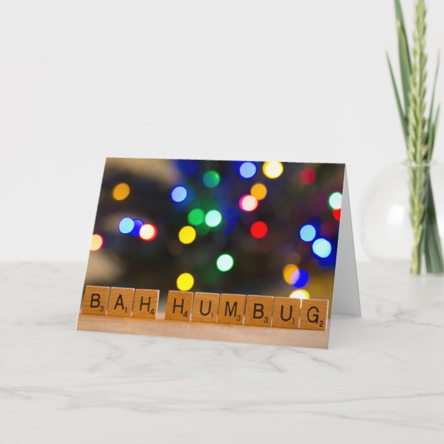 Cartão do Natal da farsa de Bah (Frente)