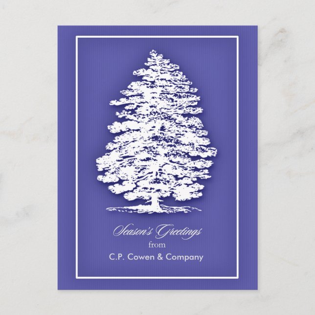 Cartão do Natal do negócio/cumprimentos da estação (Frente)