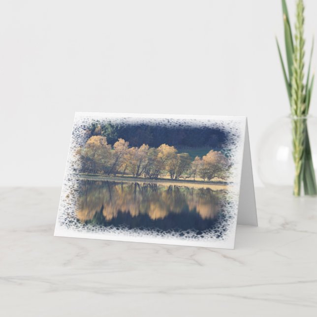 Cartão do Natal para amantes de natureza (Frente)