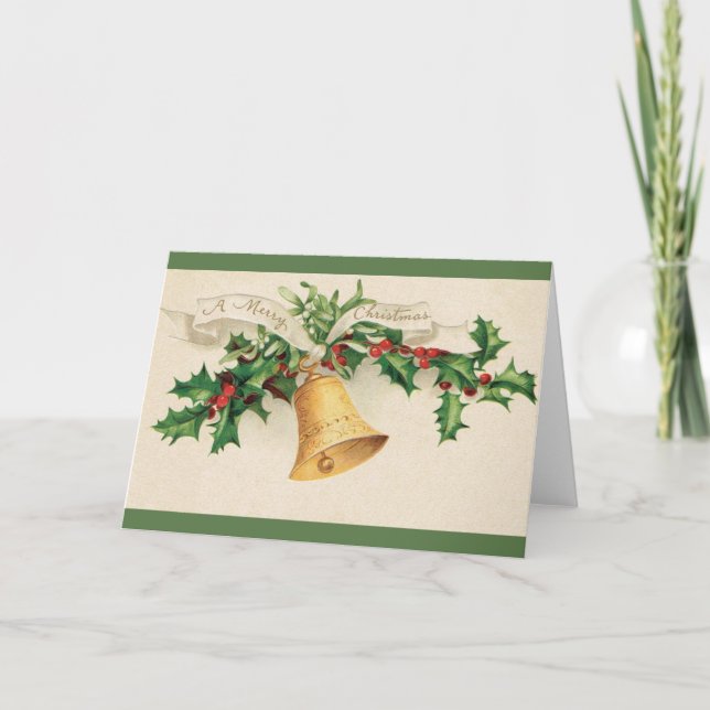 Cartão do natal vintage (Frente)
