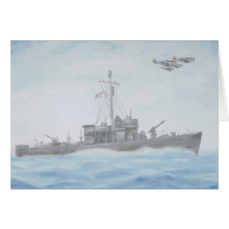 Cartão do navio de WWll