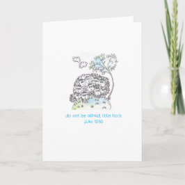 Cartão Do Not Be Afraid Little Flock