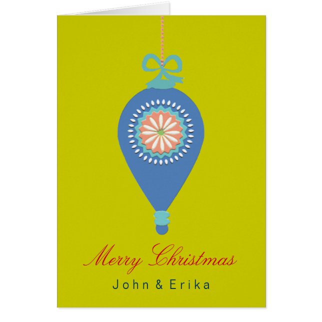 Cartão ~ do Ornamento de Suspensão (Frente)