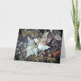 Cartão do ornamento dos cumprimentos da estação