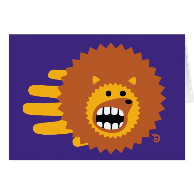 Cartão do ouriço (Frente Horizontal)