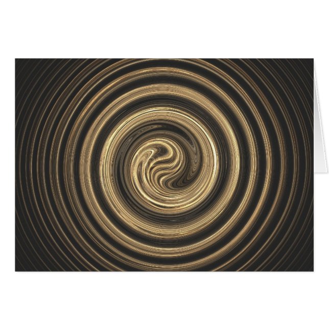 Cartão do ouro do chocolate n (Frente horizontal)