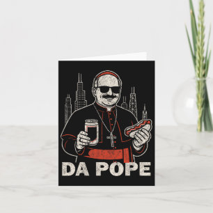 Cartão Do Papa Da América O Papa Leo Xiv Engraçado Vi