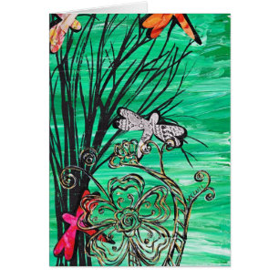 Cartão do parque da libélula