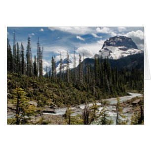 Cartão do parque nacional de Yoho
