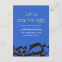 Cartão do Partido Bat Mitzvah do Bar PERFEITO