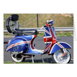 Cartão do patinete de Union Jack