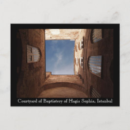 Cartão do pátio de Hagia Sophia