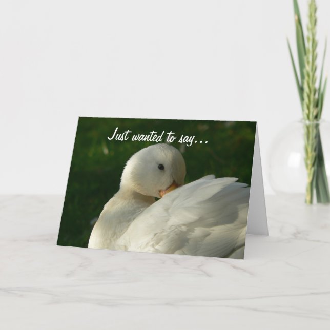 Cartão do pato (Frente)