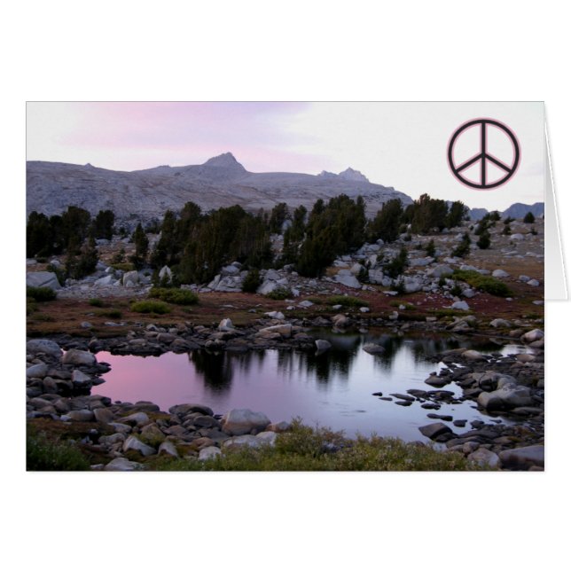 Cartão do Peacenik (Frente Horizontal)