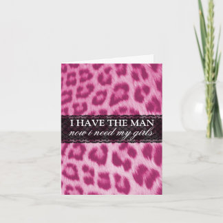 Cartão do pedido da dama de honra do impressão da