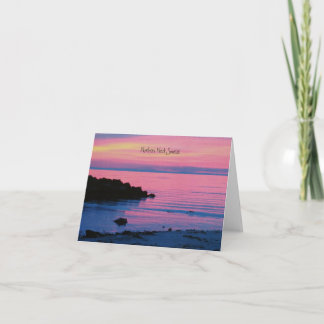 Cartão do pescoço do norte